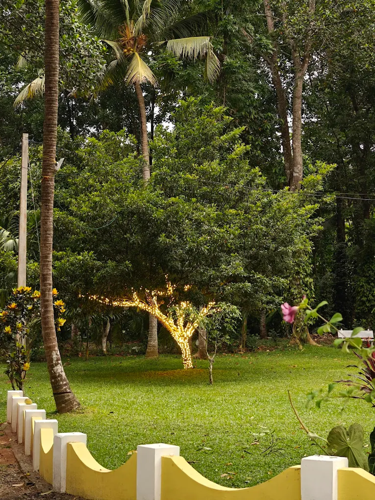 Outdoor play space and seating